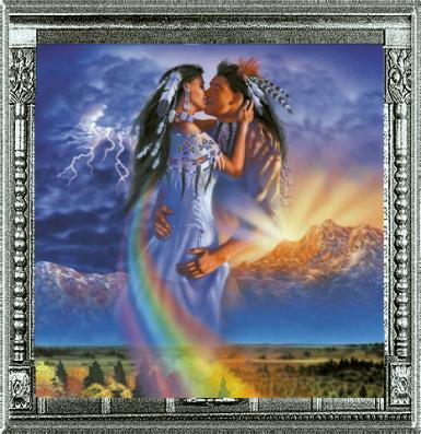 Rainbow Embrace ~ Artist ~ David Penfound